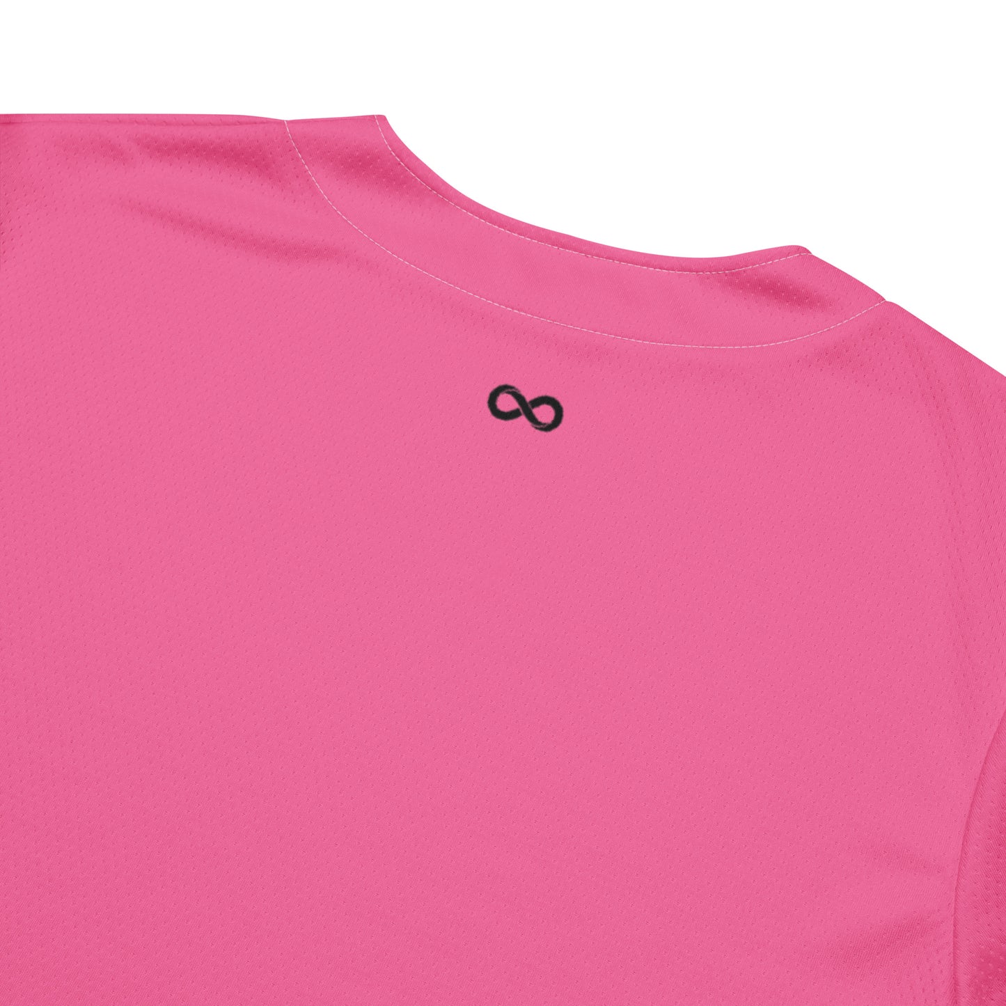 ALWAYS PRAY Pink Baseball Jersey (with black font)