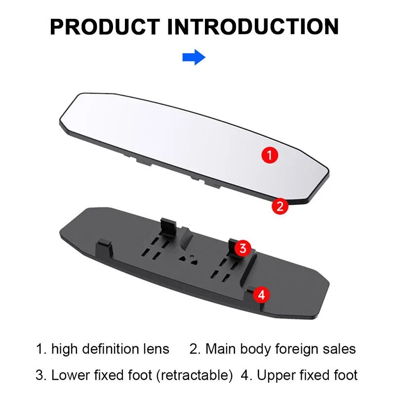 Wide Angle Rear View Mirror